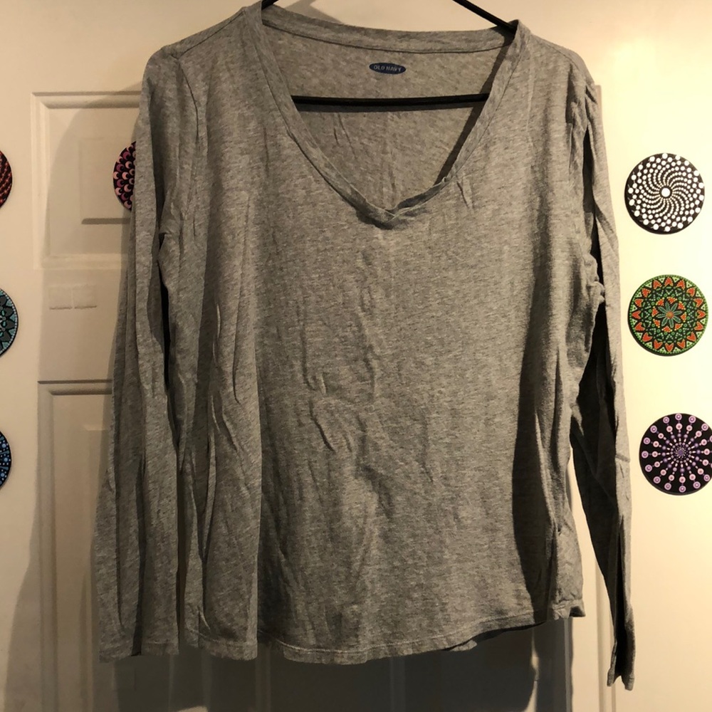 Old navy grey long sleeve top